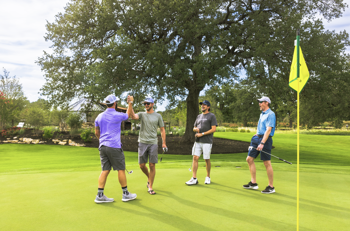 Golf with friends